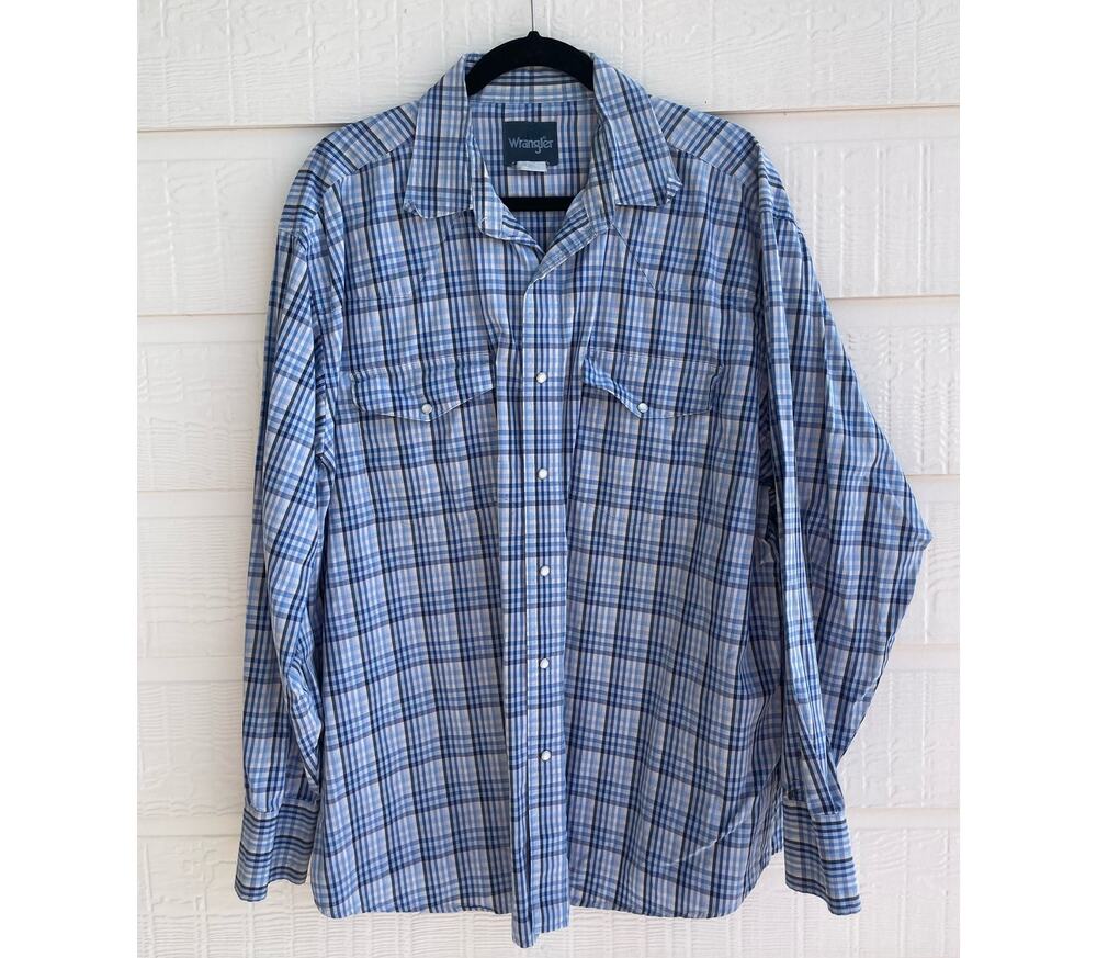 VTG Wrangler 1990's pearl snap western shirt 2X